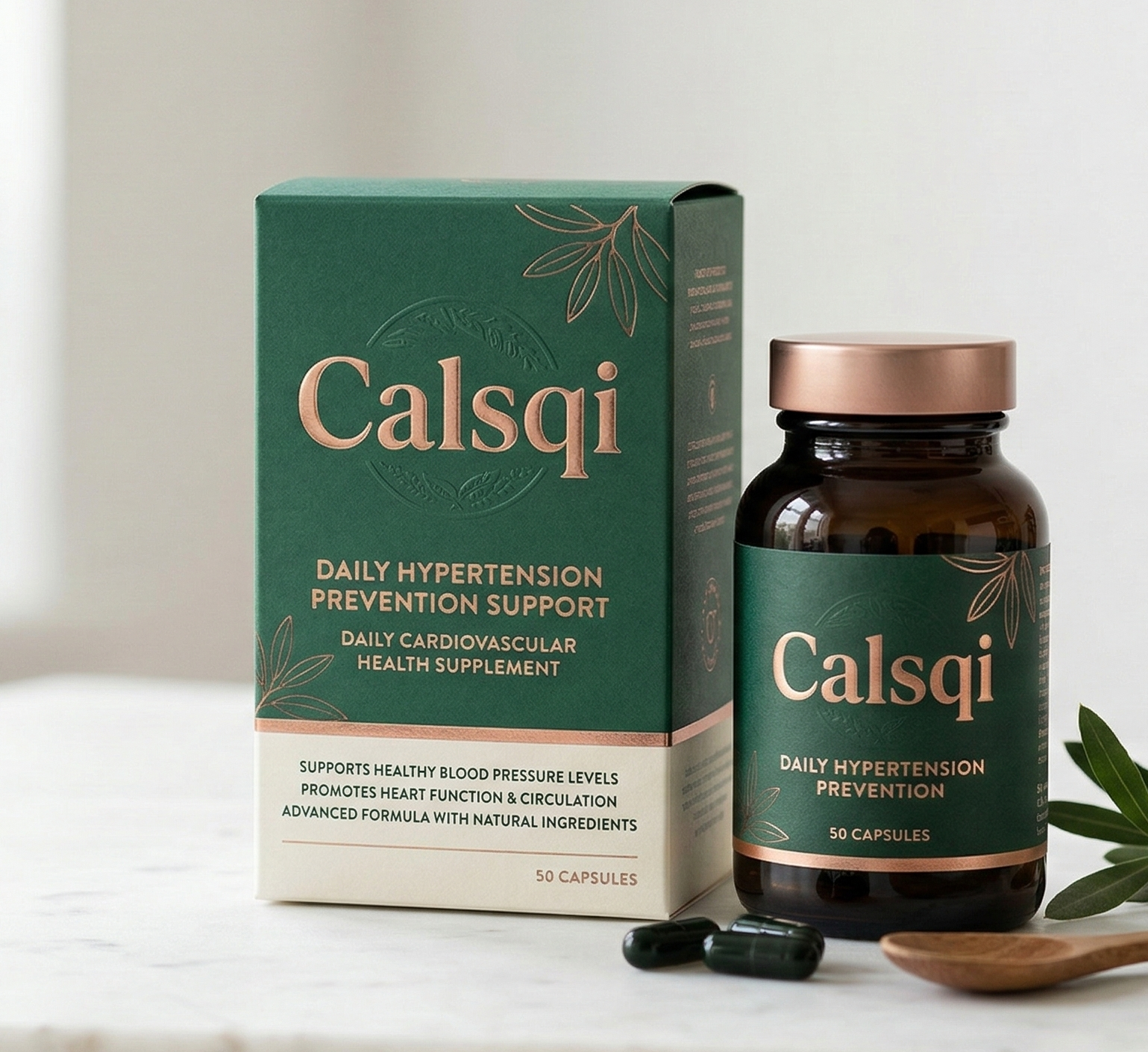 Calsqi – doplněk stravy, 50 kapslí, přírodní složení pro každodenní pohodu